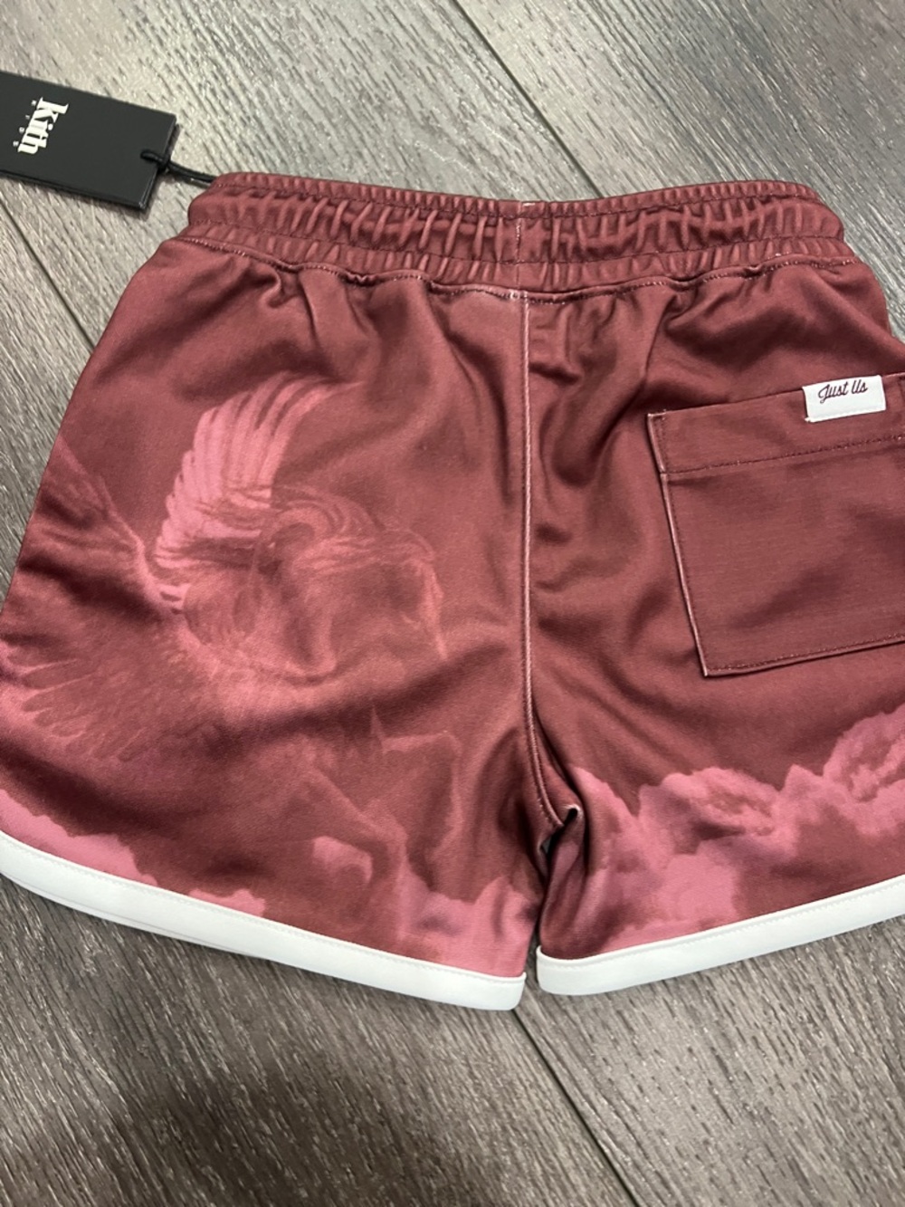 Kith kids Pegasus Jordon soccer short - magma color - Picture 4 of 4